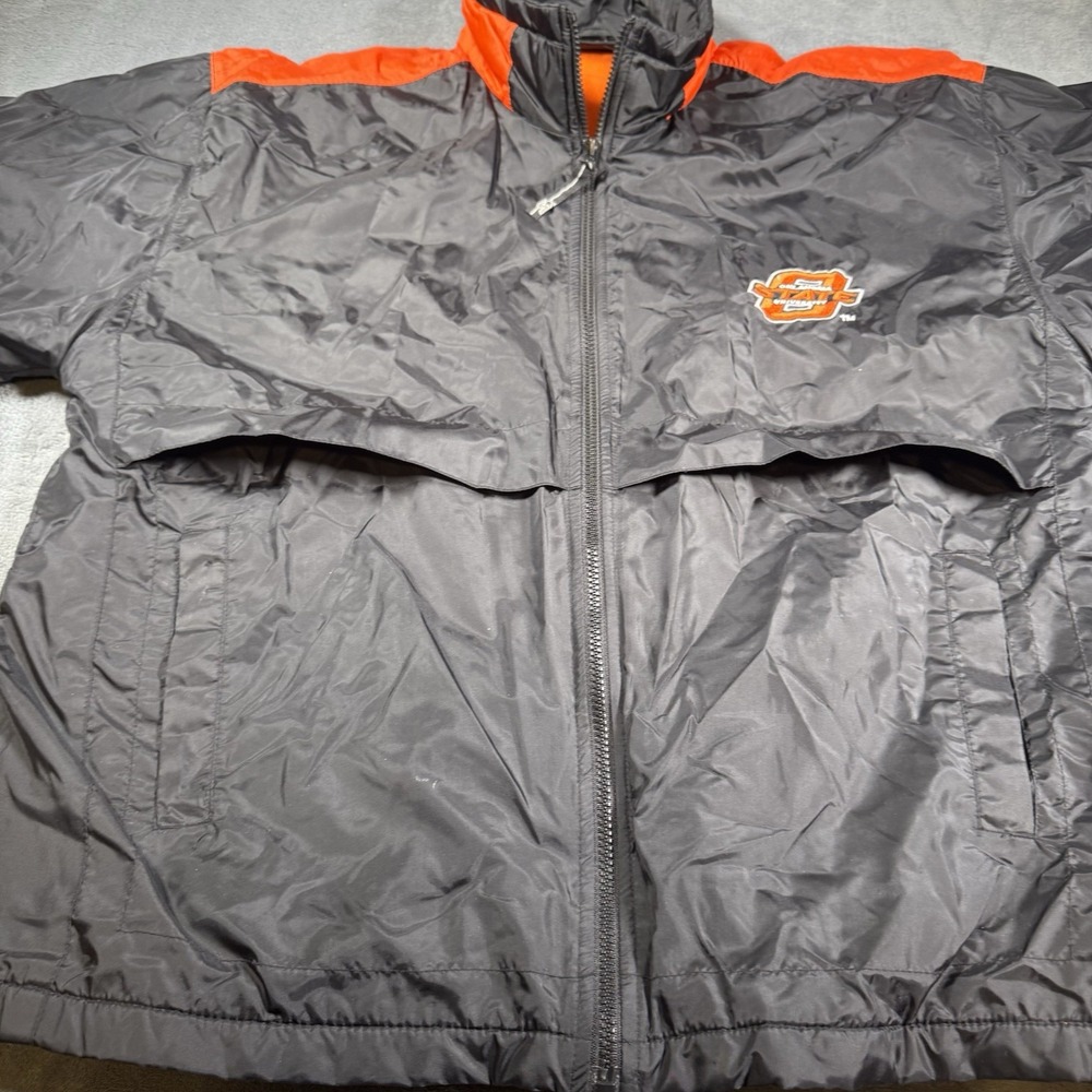 Oklahoma State Cowboys Starter Fleece Lined Jacket Size Men's Large Vintage - Picture 6 of 11